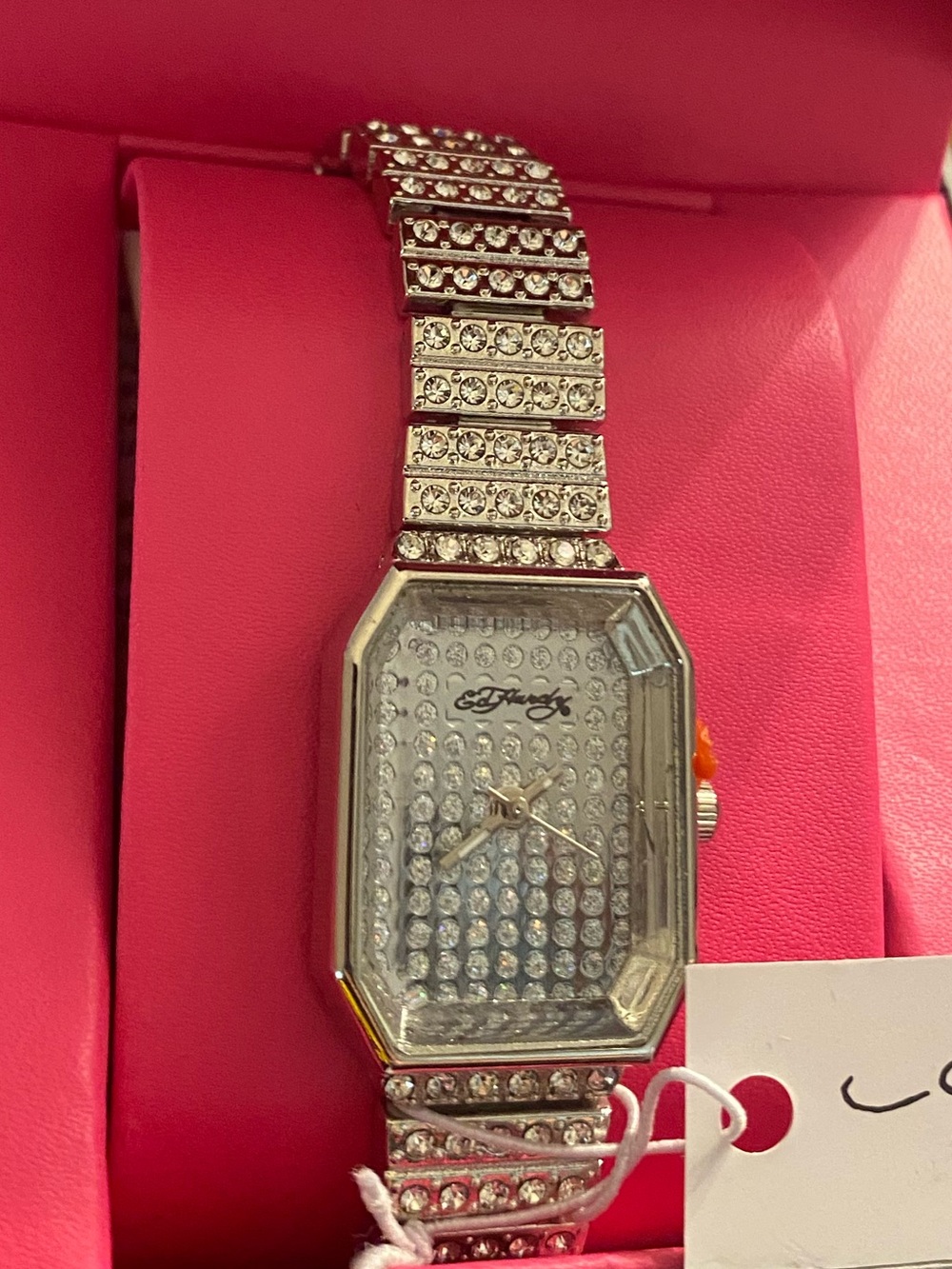 Ed Hardy Rhinestone Watch, NIB - Picture 2 of 3